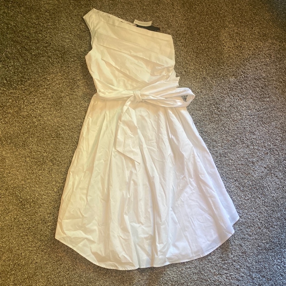 Banana Republic white cotton dress